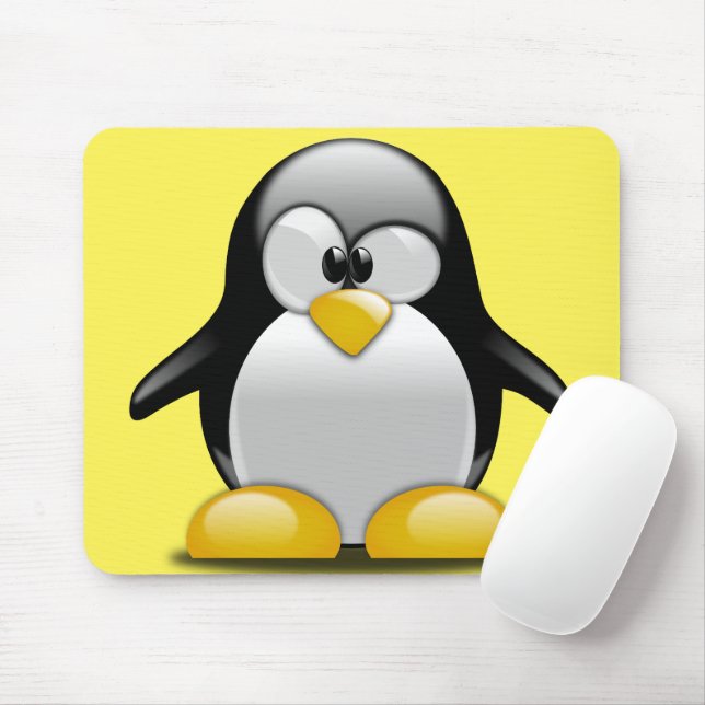 baby penguin mouse pad (With Mouse)