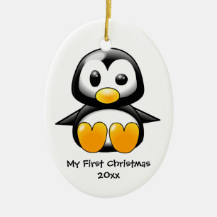 Baby penguin ornament