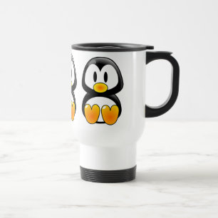 baby penguin tux travel mug