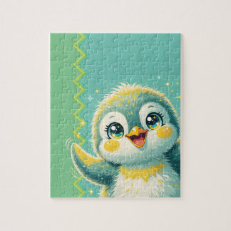 Baby Penguin Waving Jigsaw Puzzle