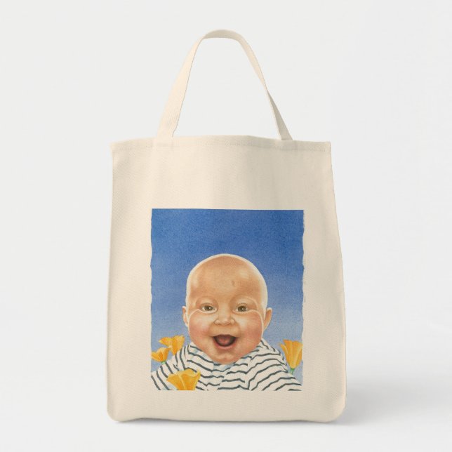 BABY PEPPER GROCERY TOTE BAG (Front)