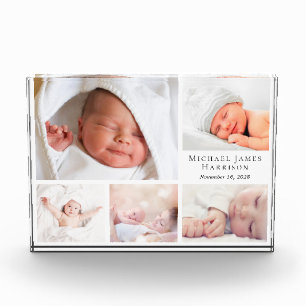 Baby Personalized Collage Photo Block