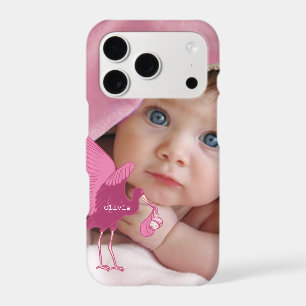 Baby Photo Baby Stats Pink Stork