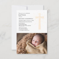 Baby Photo Baptism Elegant Religious Church Event