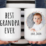 Baby Photo best Grandpa/Nana ever Mug<br><div class="desc">Create a heartfelt gift with this custom photo "Best Grandma/Papa/Dada Ever" mug. Personalize it with a special photo and give your loved one a daily reminder of how much they mean to you. Whether it’s for grandma, papa, or dada, this customizable mug makes every sip a warm memory, perfect for...</div>