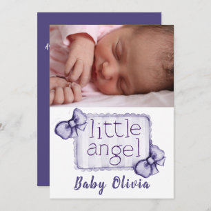 Baby Photo Birth Announcement