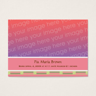 Baby Photo Birth Announcements