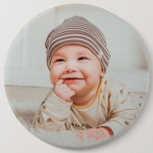 BABY PHOTO CUSTOM BIG BUTTON