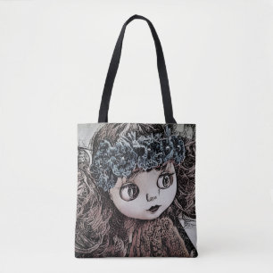 Baby photo dolls, dolls, personalized, hobby tote bag