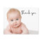 Baby Photo Modern Birth Announcement simple script