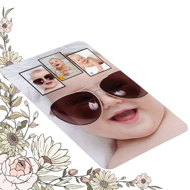 Baby Photo Picture Montage Magnet (Creator Uploaded)