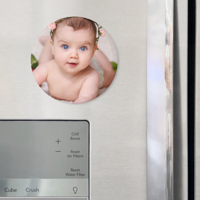 Baby Photo Template Kids Children Gift Magnet (In situ (réfrigérateur))