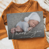 Baby Photo Thank You Script Heart Birth