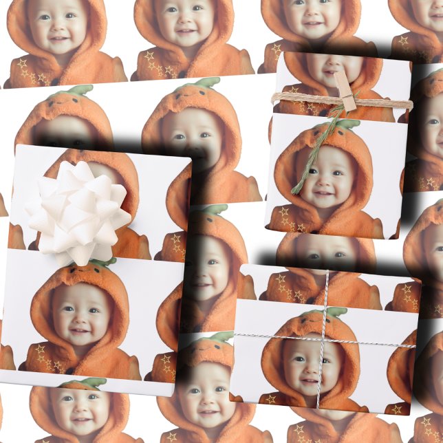 Baby Photo Wrapping Paper Sheet (Creator Uploaded)