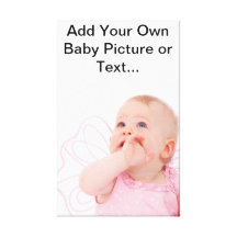 Baby Picture Canvas Gallery Wrapped Canvas