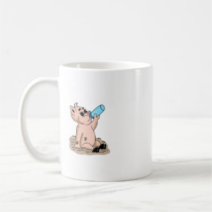 Baby Pig Cartoon Design Coffee Mug