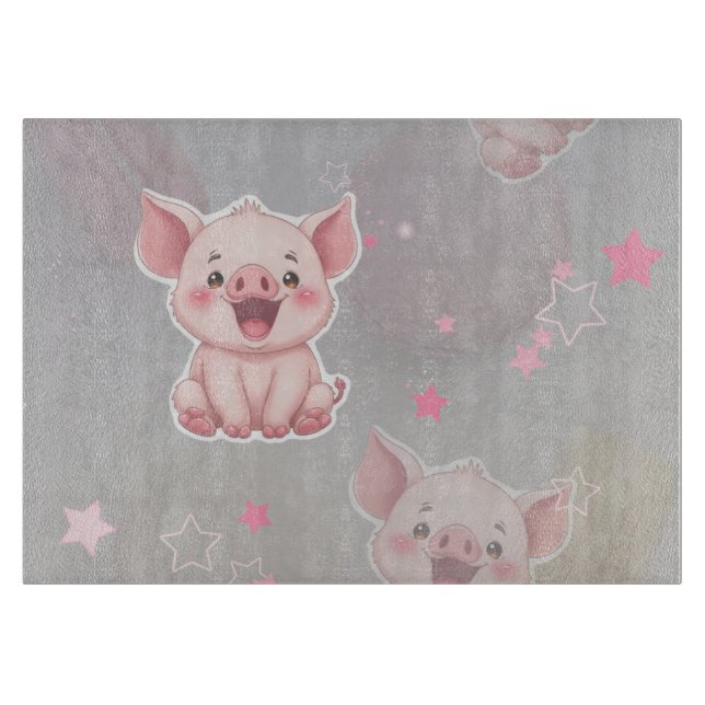 Baby Pig Cutting Board (Front)