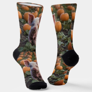 Baby Pig In The Pumpkin Patch, Socks