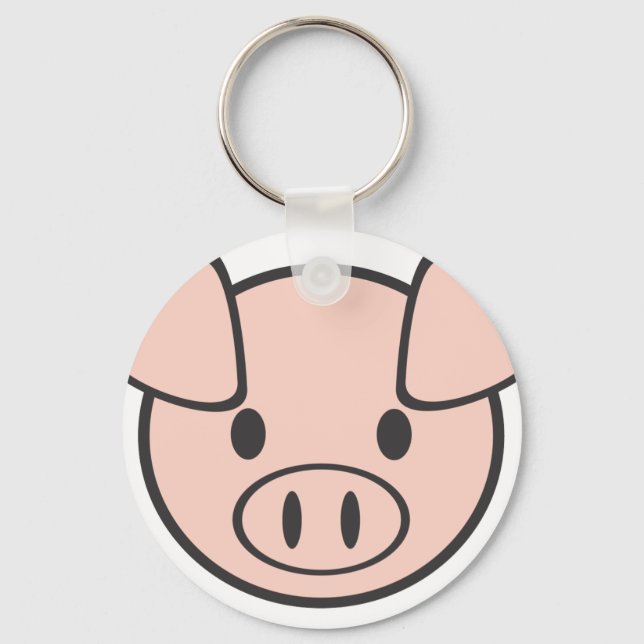 Baby Pig Keychain (Front)