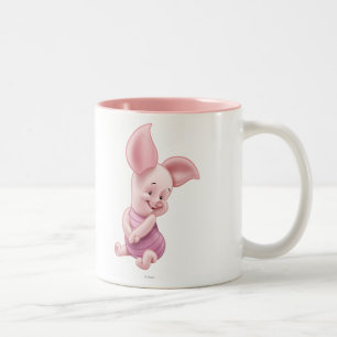 Baby Piglet Two-Tone Coffee Mug