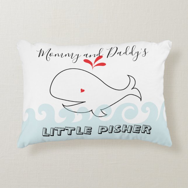 Baby Pillow Little Pisher (Front)