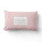 Baby Pillow - pink herringbone pattern