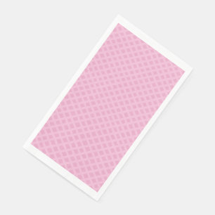 Baby Pink Basketweave Lattice Tone  Napkin
