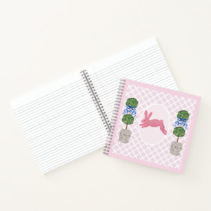 Baby Pink Chinoiserie Ginger Jar Jars Topiary Notebook