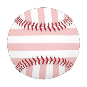 Baby Pink Colour Stripes Vacation Summer Pastel    Baseball