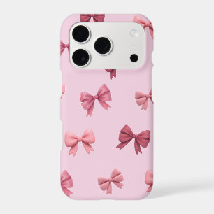 Baby Pink Coquette Bow iPhone 17 Pro Case