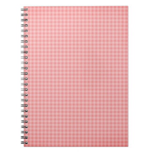 Baby Pink Gingham Notebook