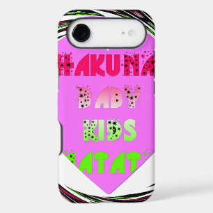 Baby Pink Hearts Hakuna Matata Baby Kids Design.p