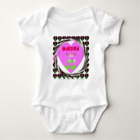 Baby Pink  Hearts Hakuna Matata Baby Kids Design.p