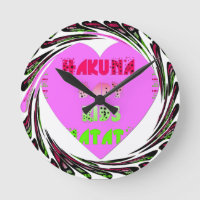 Baby Pink  Hearts Hakuna Matata Baby Kids Design.p