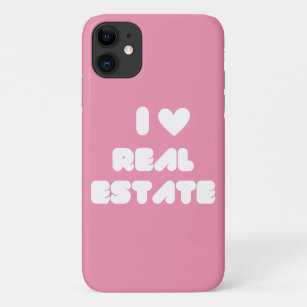 Baby Pink I Love Real Estate  Case-Mate iPhone Case