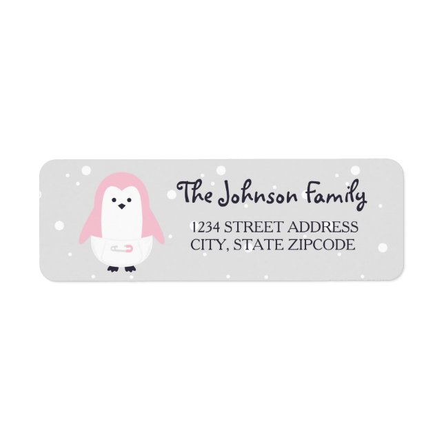 Baby Pink Penguin (Front)