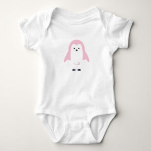 Baby Pink Penguin Infant Creeper