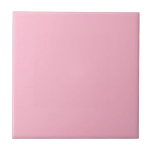 Baby pink solid color tile