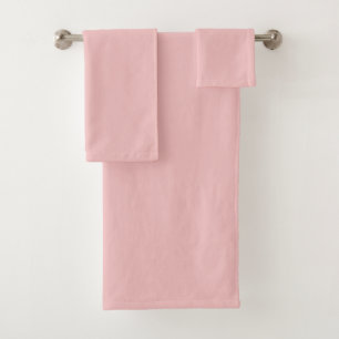  Baby pink (solid colour)  Bath Towel Set
