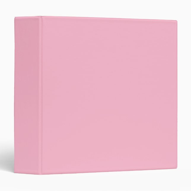 Baby pink  (solid colour)  binder (Front/Spine)