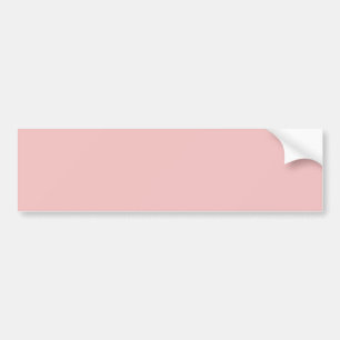 Baby pink (solid colour) Bumper Sticker