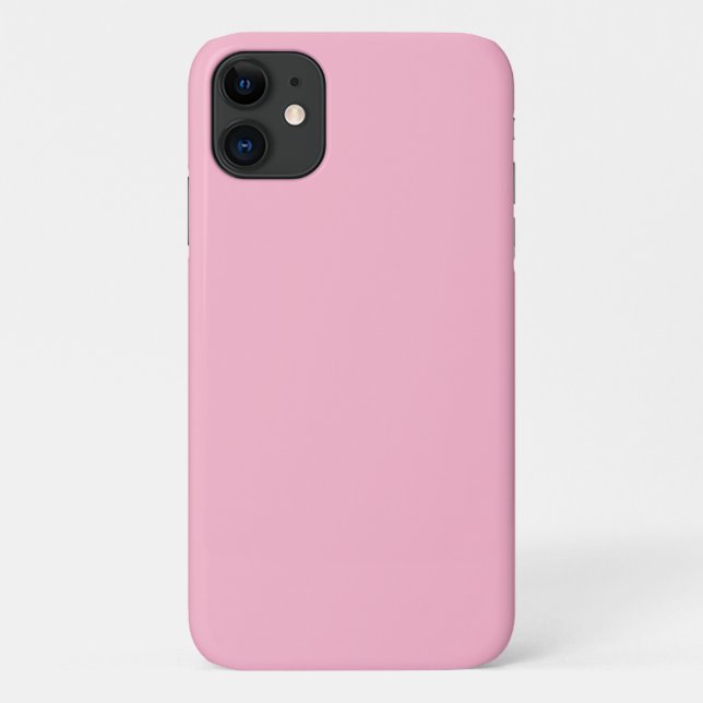 Baby pink solid colour Case-Mate iPhone case (Back)