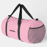 Baby pink solid colour Custom name 