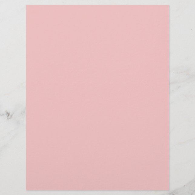  Baby pink (solid colour)  Letterhead (Front)