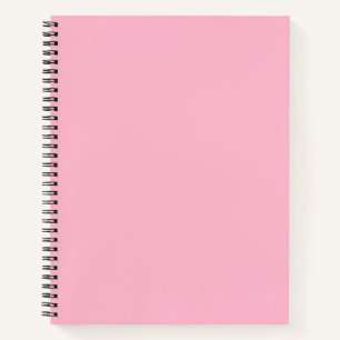 Baby pink solid colour notebook