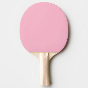 Baby pink solid colour ping pong paddle