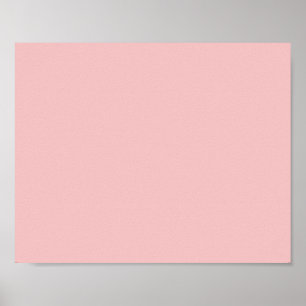 Baby pink (solid colour) Poster