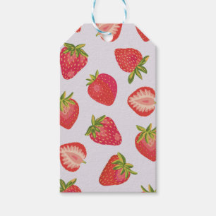 Baby Pink Strawberry Gift Tag