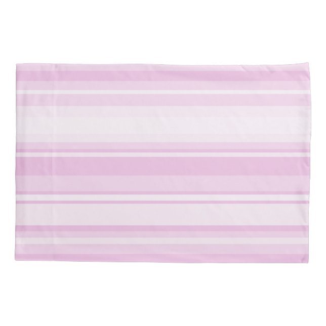 Baby pink stripes pillowcase (Back)