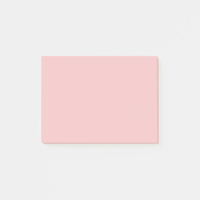 Baby Pink Upscale One Colour Post-it Notes (Front)